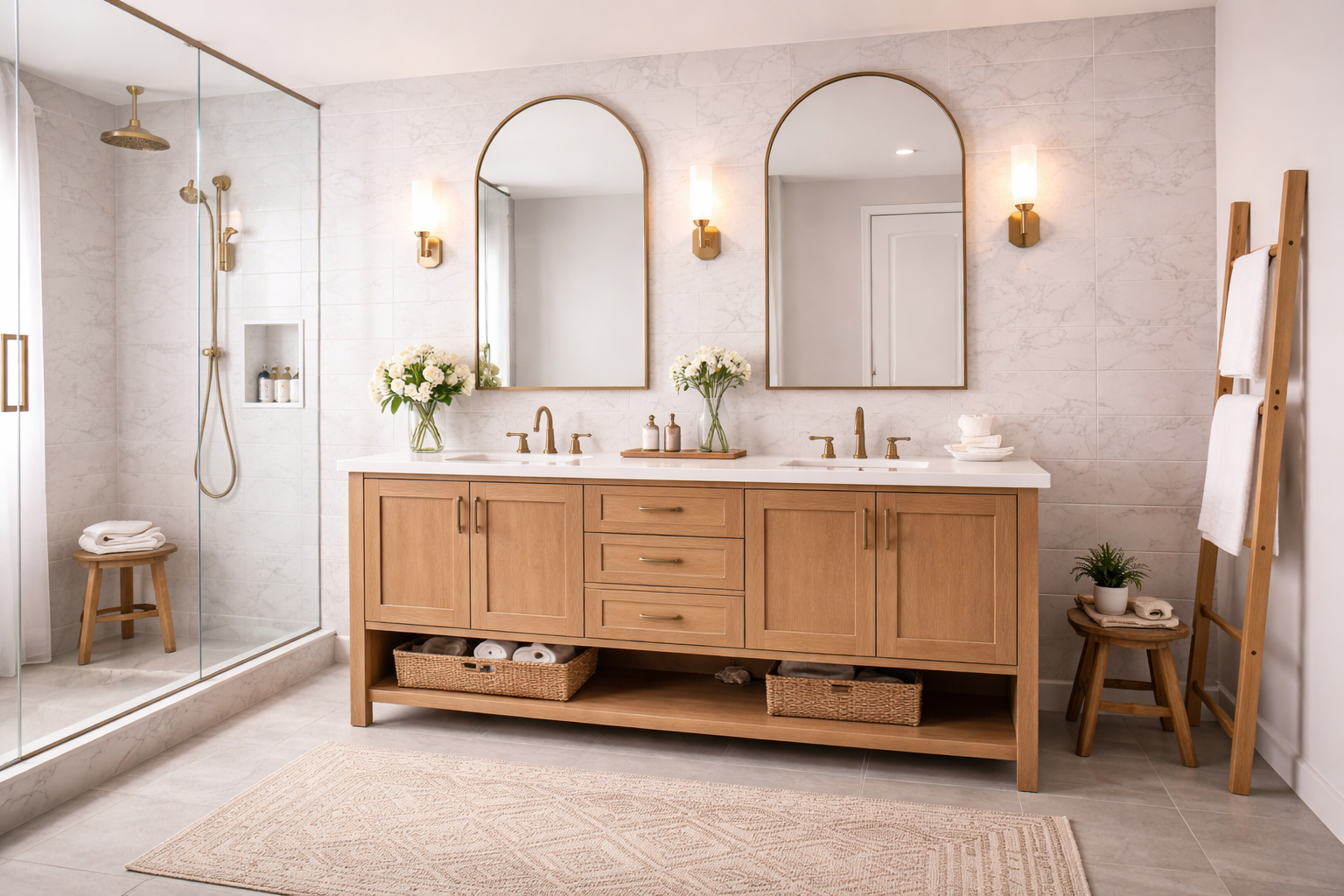 Luxury bathroom remodel